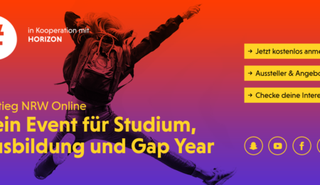 Einstieg NRW Online - Dein Event für Studium, Ausbildung und Gap Year